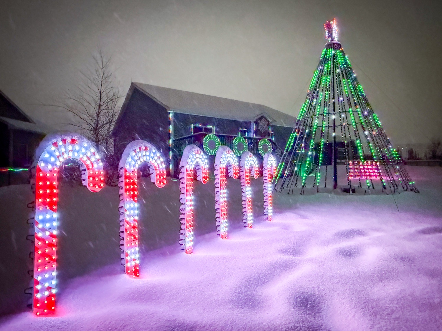 The Lighthouse, Christmas lights in Ankeny, IA (photo 1)