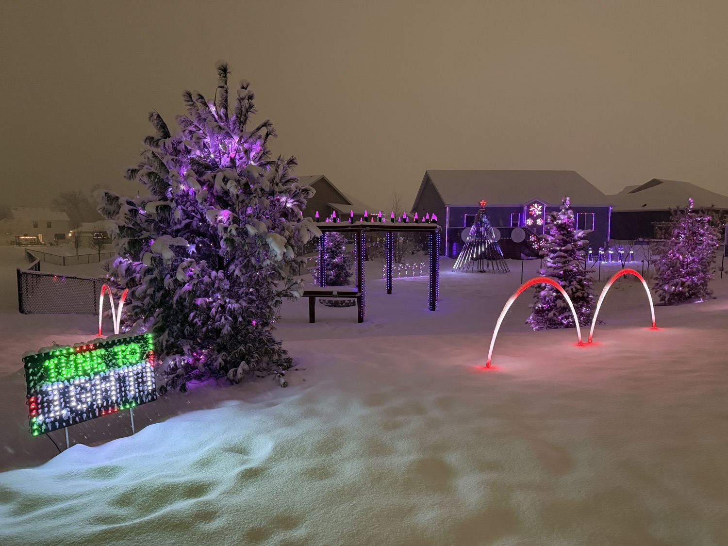The Lighthouse, Christmas lights in Ankeny, IA (photo 3)