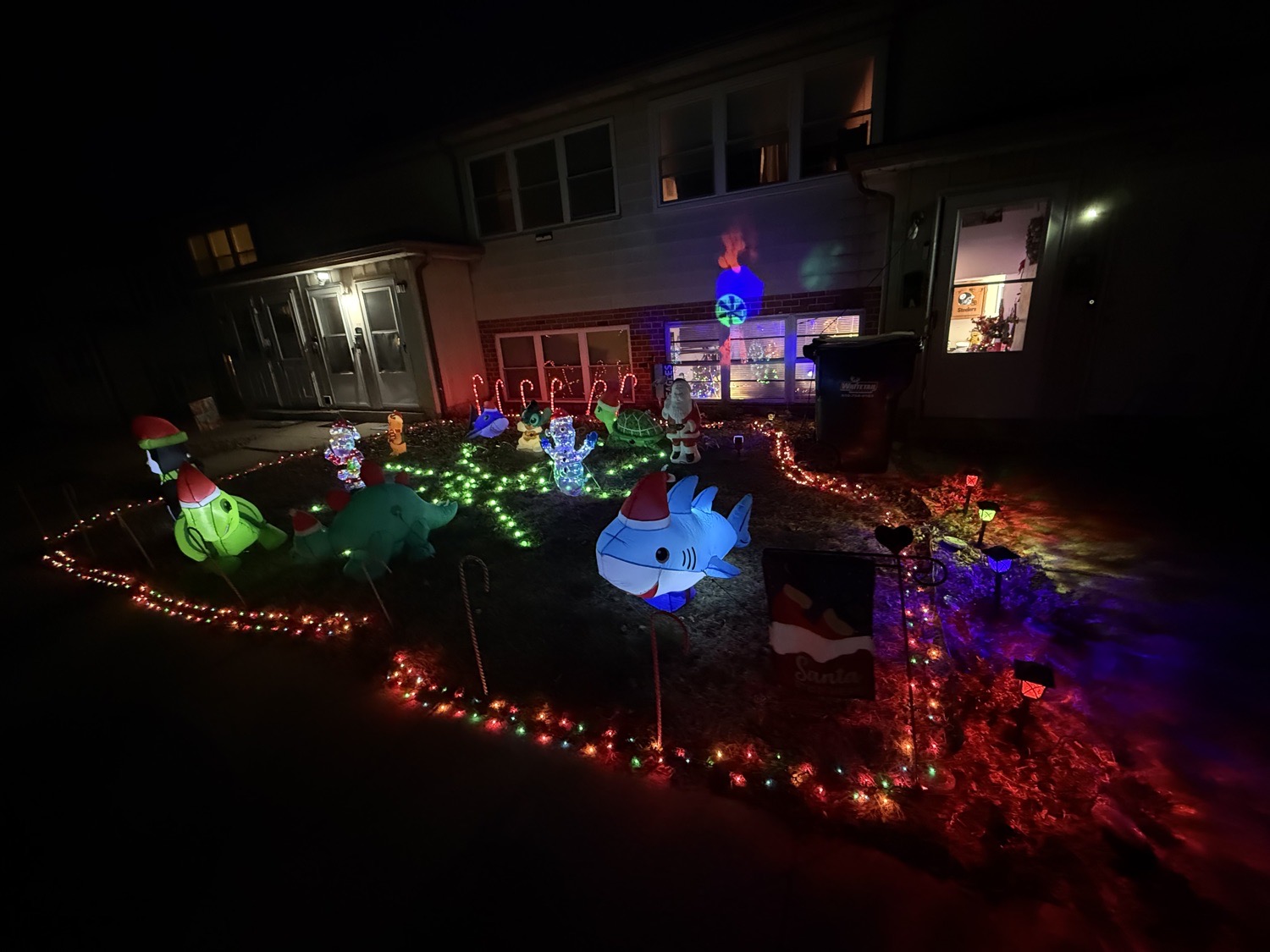 Snowflake, Christmas lights in East Greenville, PA (photo 2)