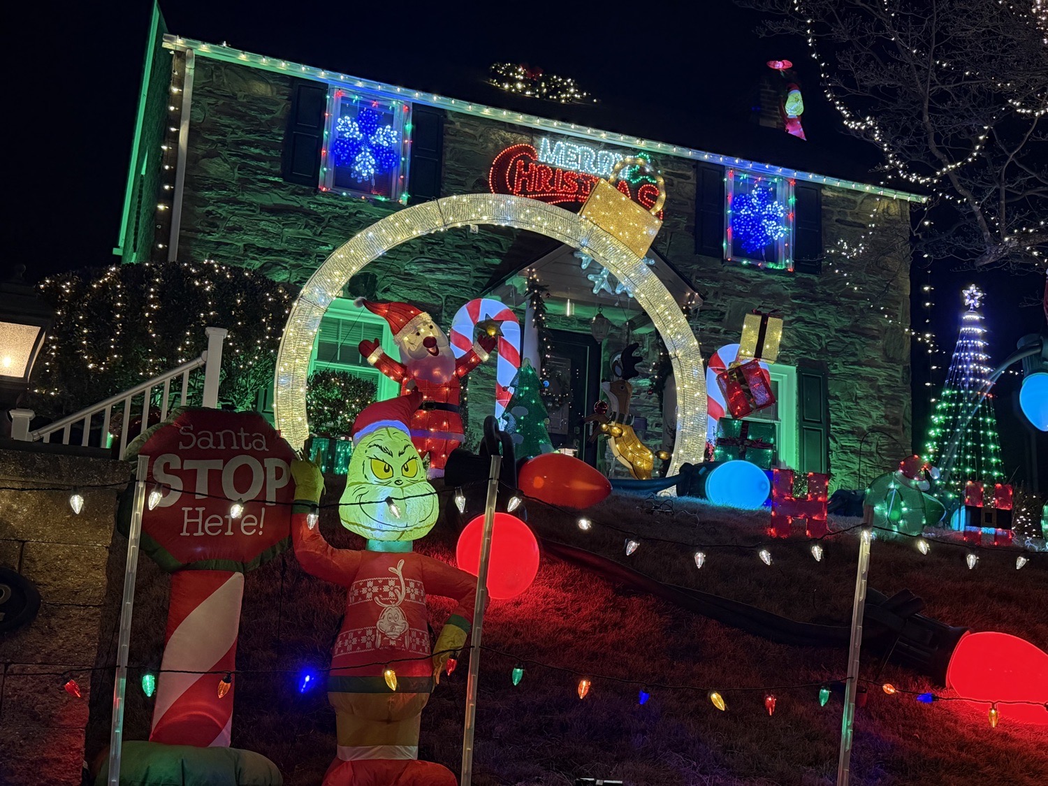 A Beaut On Beechwood!, Christmas lights in Springfield, PA (photo 5)