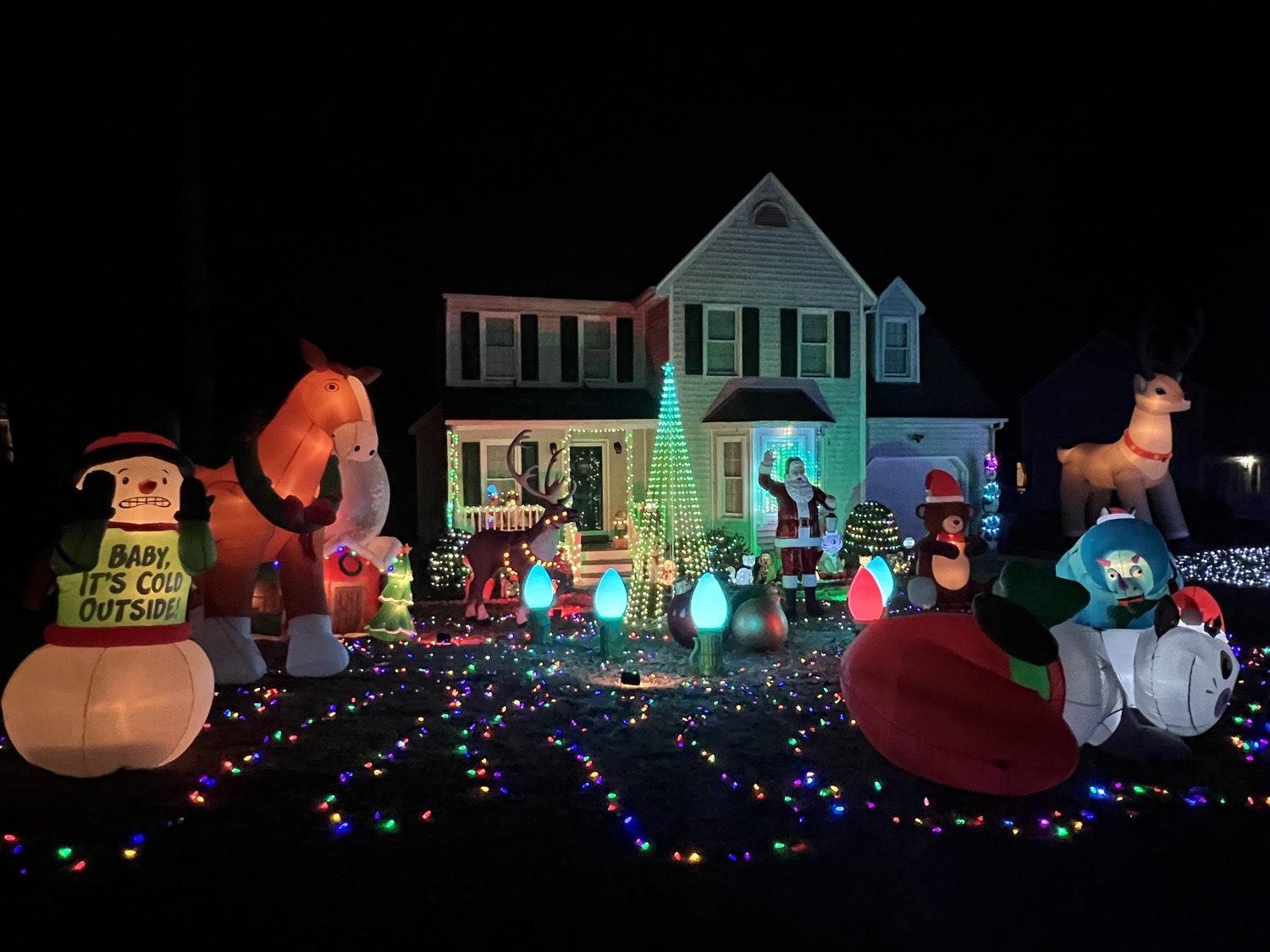 Christmas Staycation, Christmas lights in Midlothian, VA (photo 5)