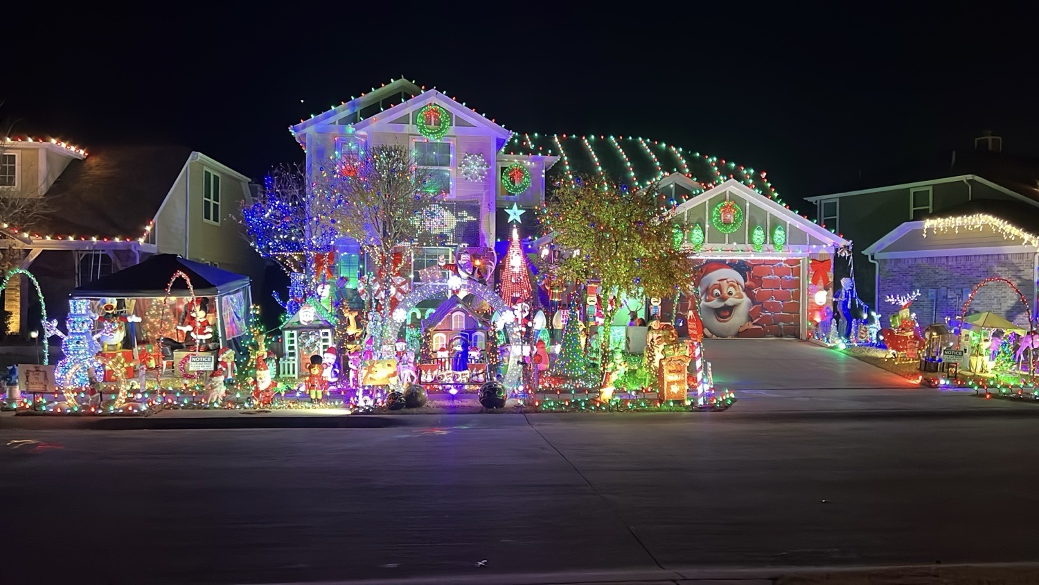 The Holiday Howard’s Christmas House, Christmas lights in Celina, TX (photo 1)