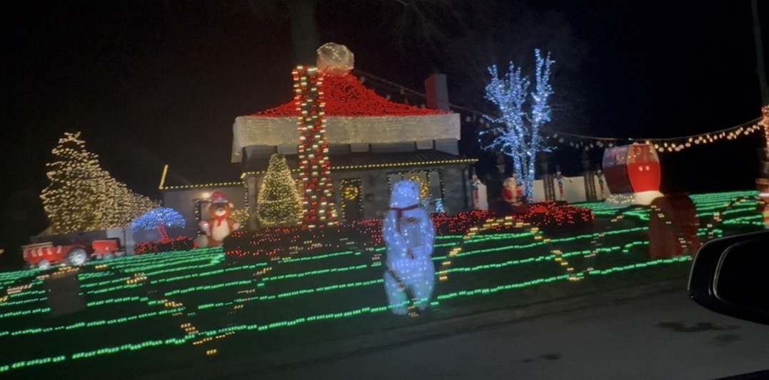 Santa Landed On The House, Christmas lights in Flourtown, PA (photo 5)