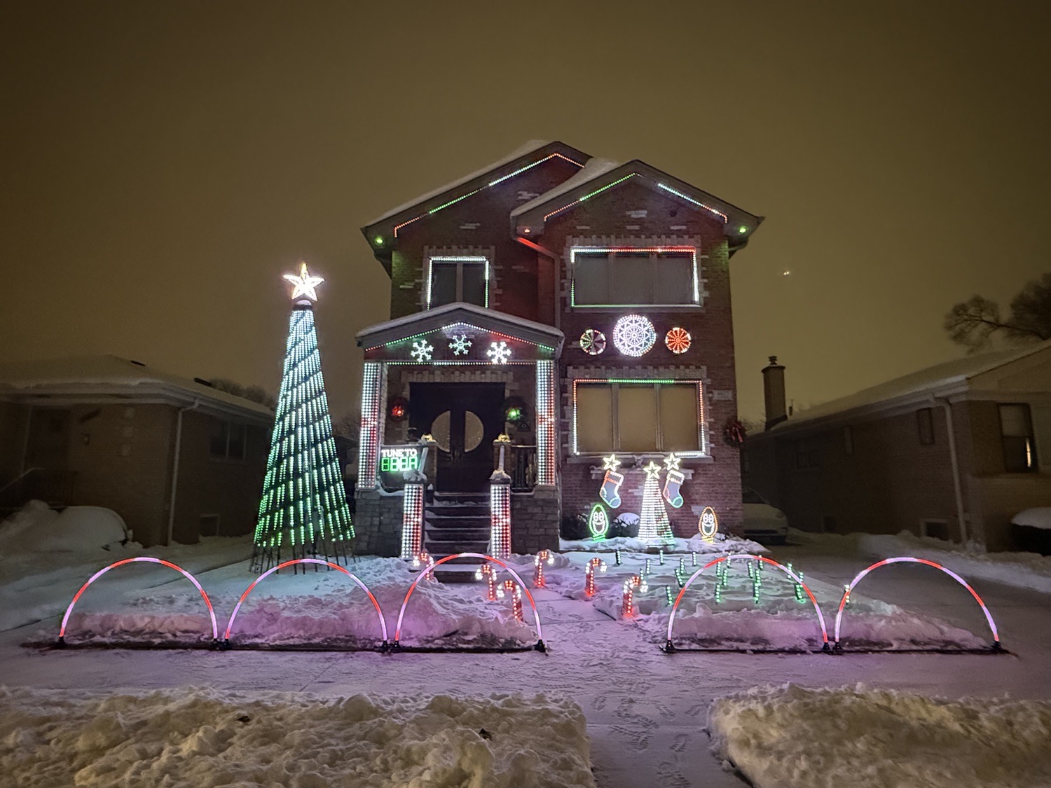 Max And Ares Magical Awesomeness, Christmas lights in Chicago, IL (photo 2)