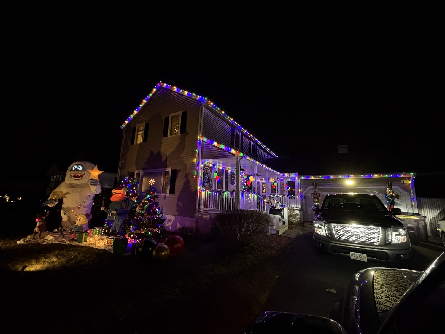 Rudolph And Friends, Christmas lights in Weymouth, MA (photo 1)