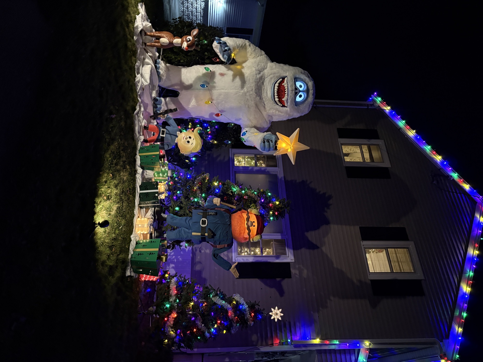 Rudolph And Friends, Christmas lights in Weymouth, MA (photo 2)