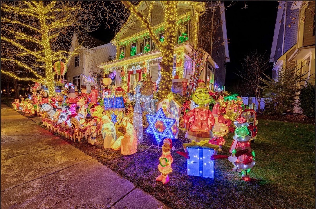 Blue Copper Lights, Christmas lights in Brambleton, VA (photo 2)