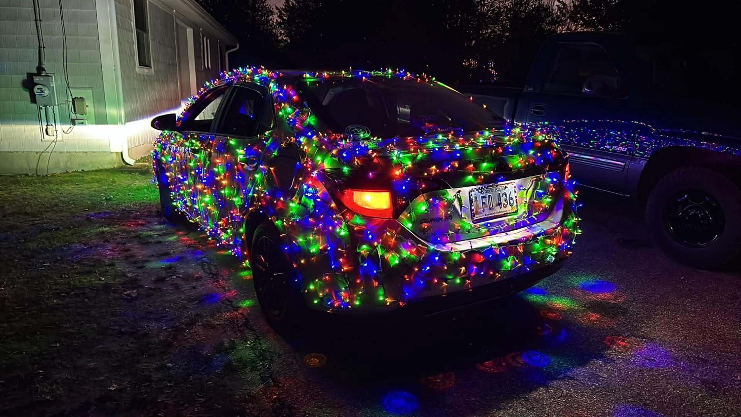 Magic Christmas Car, Christmas lights in Jamestown, RI (photo 3)