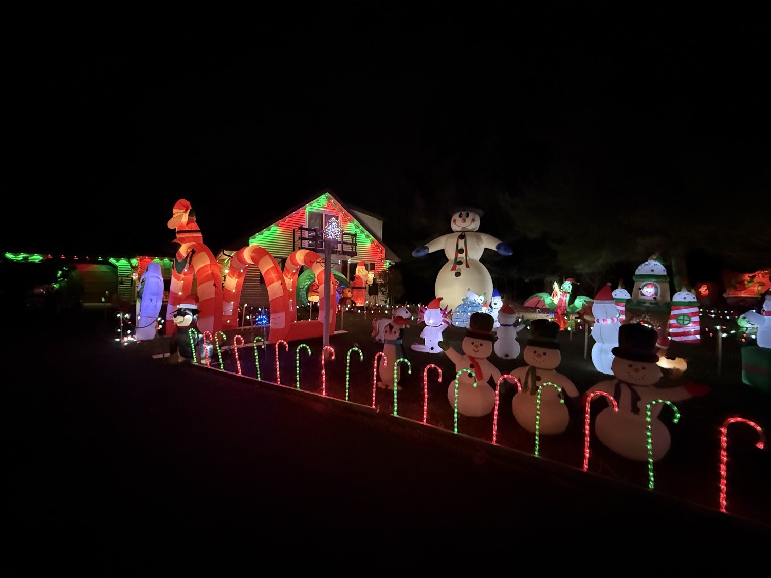 The Grinchwolds of Ziegler Road, Christmas lights in Pennsburg, PA (photo 2)