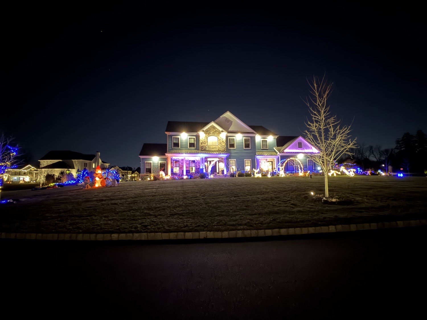 Interfaith Inflatable And Multicolor light Spectacular!, Christmas lights in Ivyland, PA (photo 1)