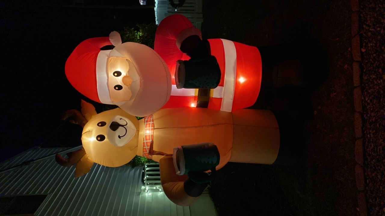 Santa on Seal, Christmas lights in West Chester, PA (photo 1)