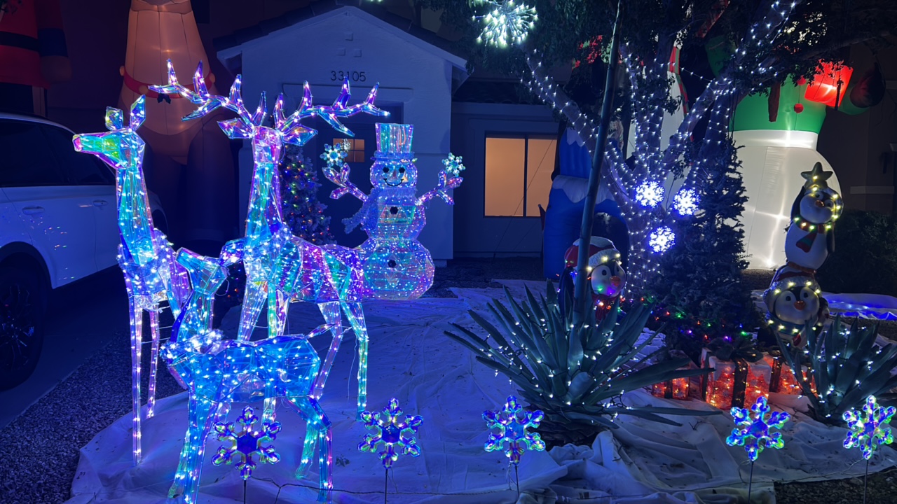 Winter Wonderland / Gingerbread Lane Walkthrough!, Christmas lights in Queen Creek, AZ (photo 1)