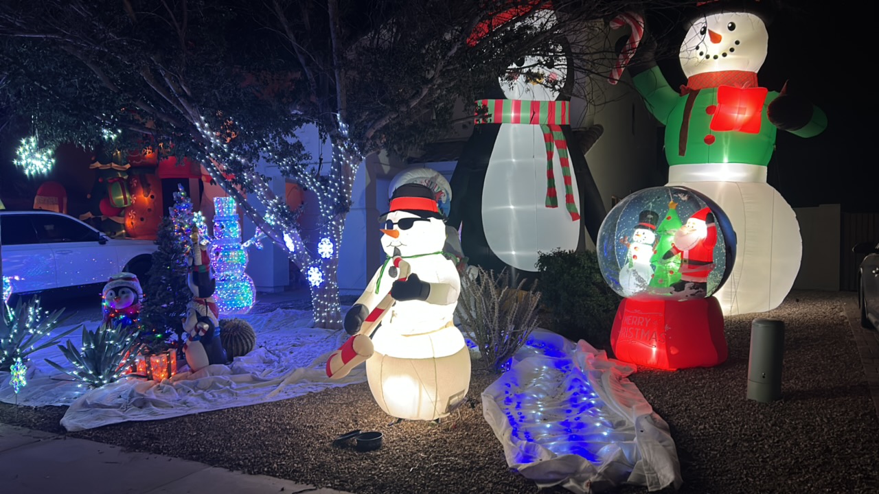 Winter Wonderland / Gingerbread Lane Walkthrough!, Christmas lights in Queen Creek, AZ (photo 3)