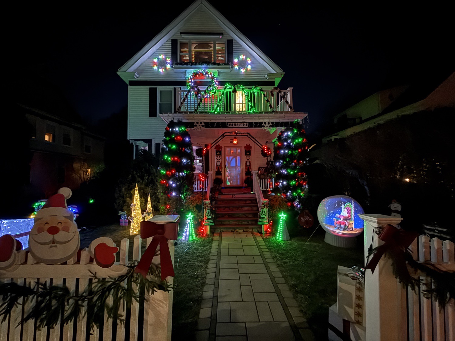 Holiday On Albano, Christmas lights in Boston, MA (photo 1)