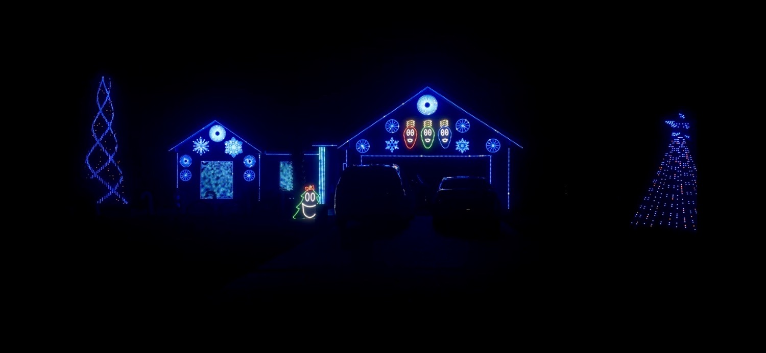 Oaklawn Road Light Show, Christmas lights in Biloxi, MS (photo 1)