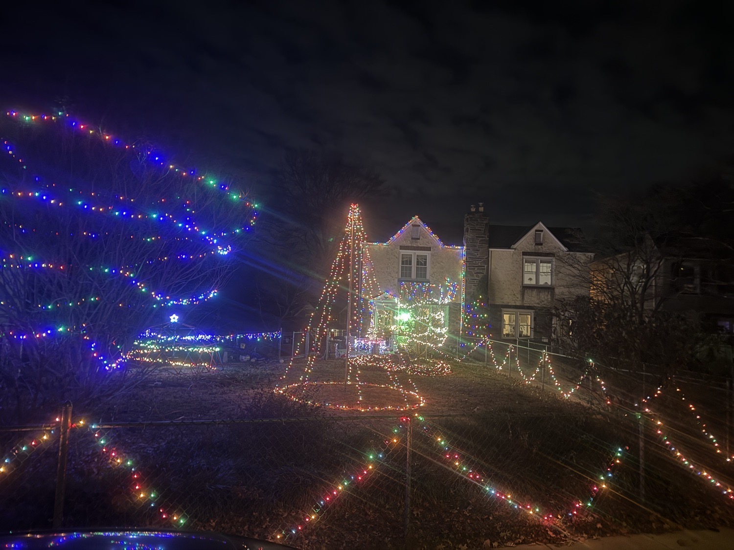 The Noel house, Christmas lights in Media, PA (photo 1)