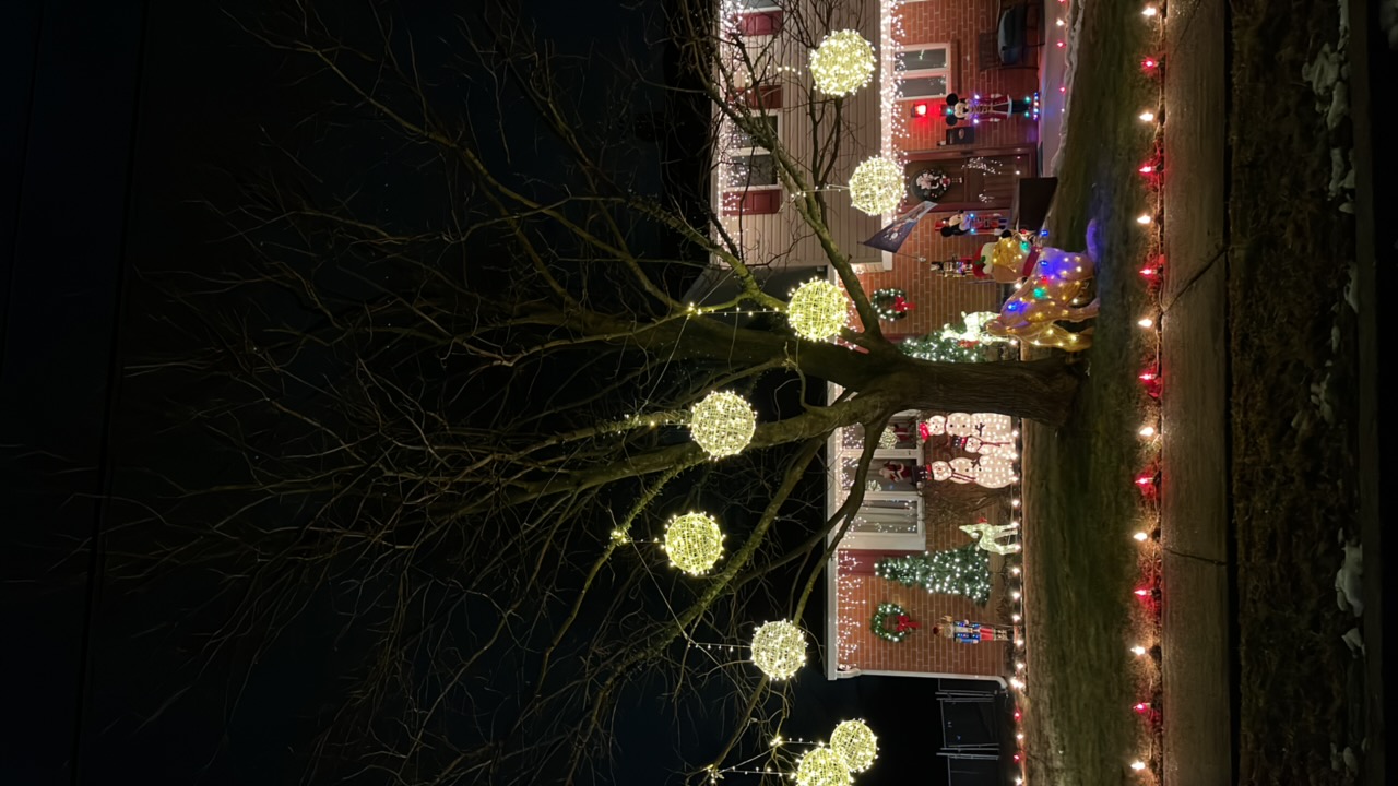Snowballs, Christmas lights in Green Ridge, PA (photo 1)