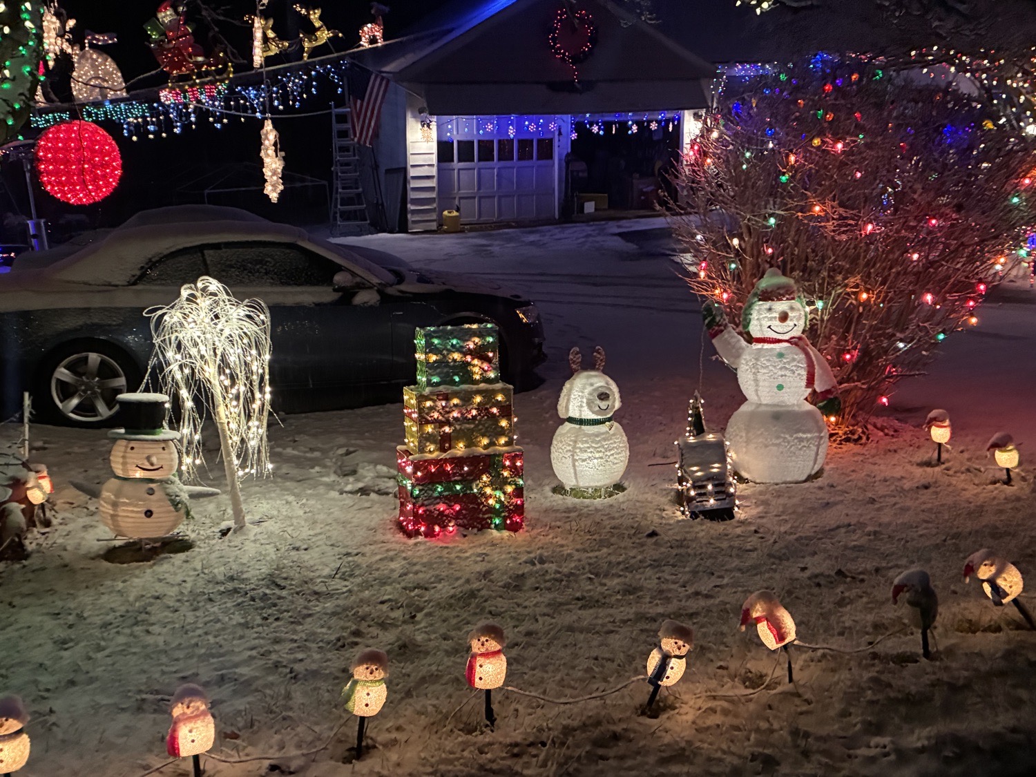 Snowman Land, Christmas lights in West Chester, PA (photo 5)