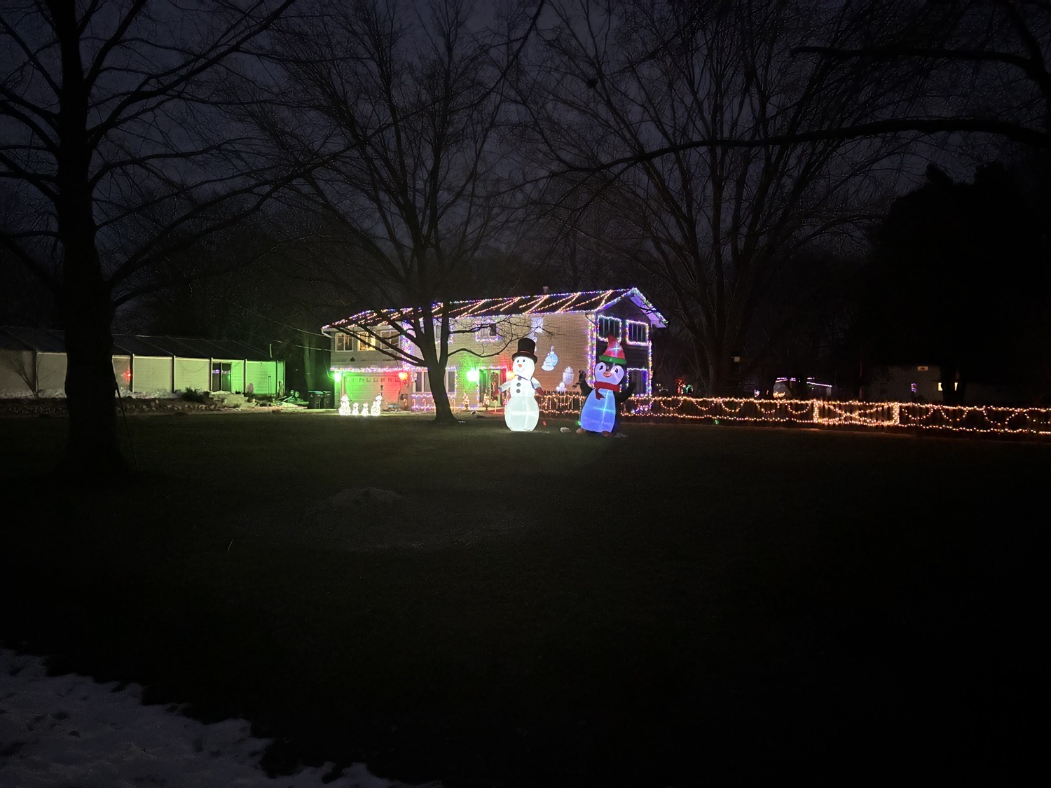 Gingerbread house, Christmas lights in McHenry, IL (photo 4)