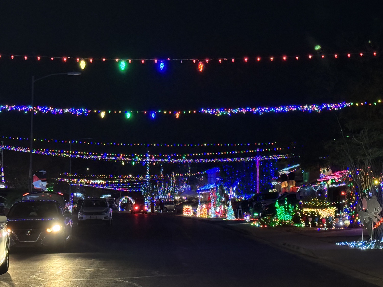 Sunny side Drive, Christmas lights in El Mirage, AZ (photo 1)