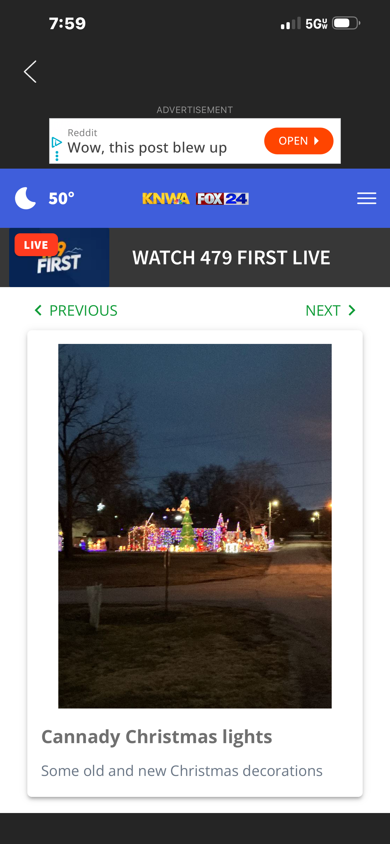 Cannady Christmas Display, Christmas lights in Washburn, MO (photo 1)