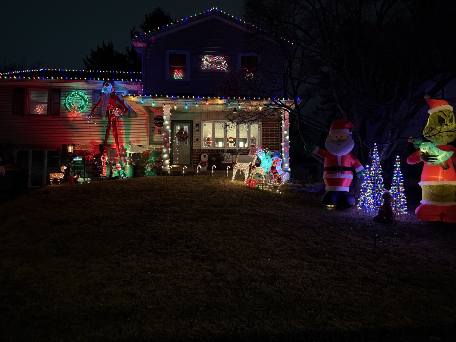 Jack Skellington Christmas Town, Christmas lights in Broomall, PA (photo 3)