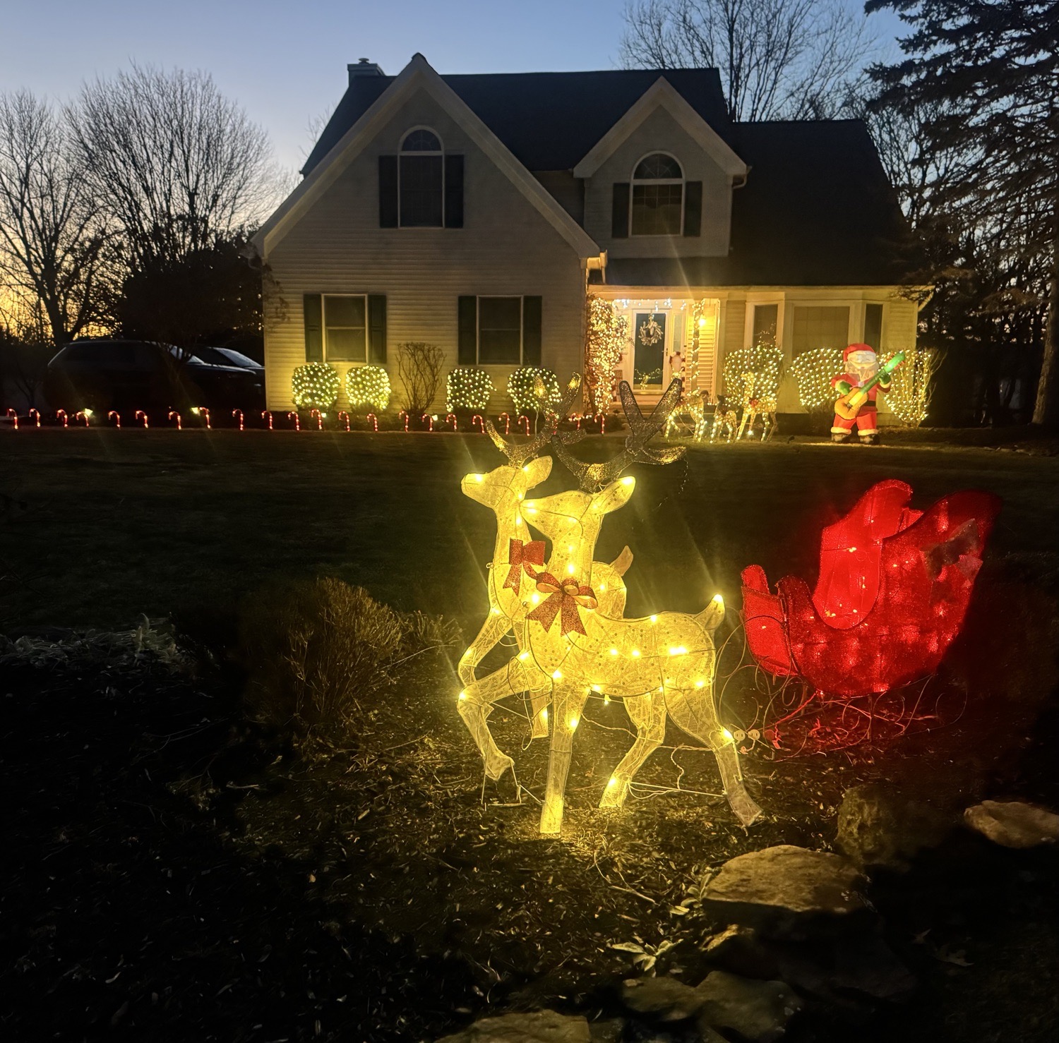 Wildflower Wonderland, Christmas lights in Clinton, NJ (photo 3)
