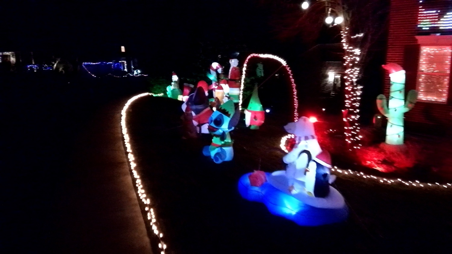 The Gingerbread House at 217 Truman Way, Christmas lights in Downingtown, PA (photo 3)