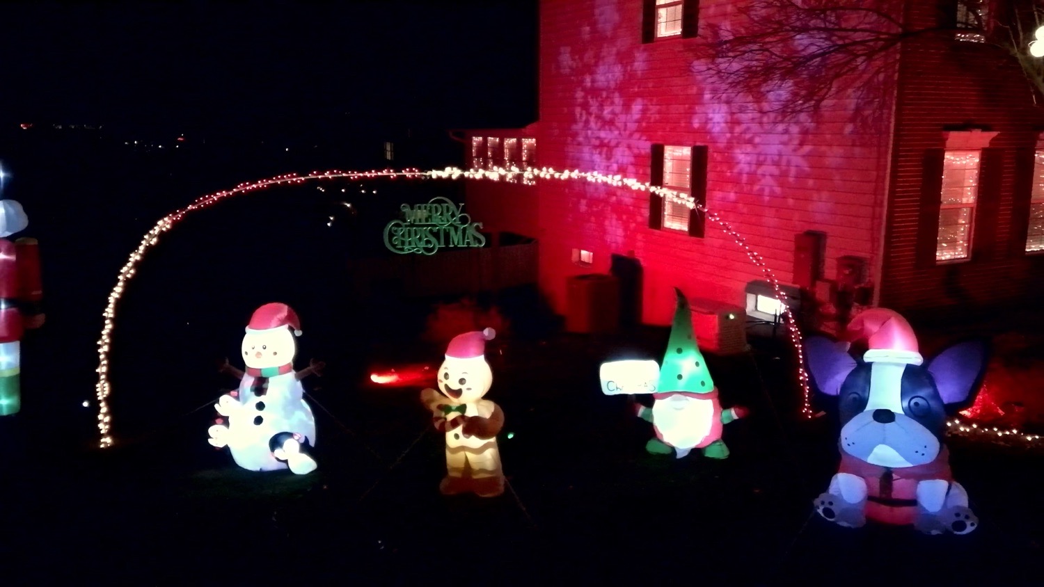 The Gingerbread House at 217 Truman Way, Christmas lights in Downingtown, PA (photo 4)