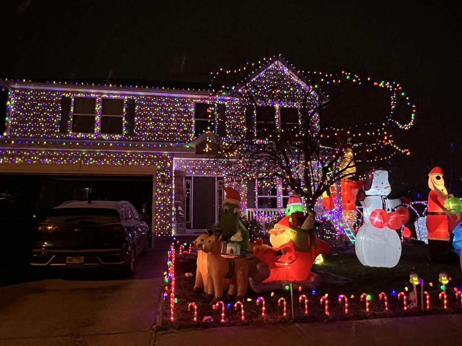 Merry Morgan Circle, Christmas lights in North Ridgeville, OH (photo 1)