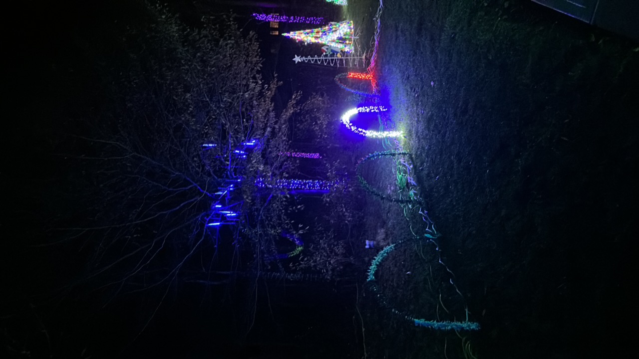 Scenic Bar & Grill (not a real bar, just my own), Christmas lights in Blakeslee, PA (photo 2)