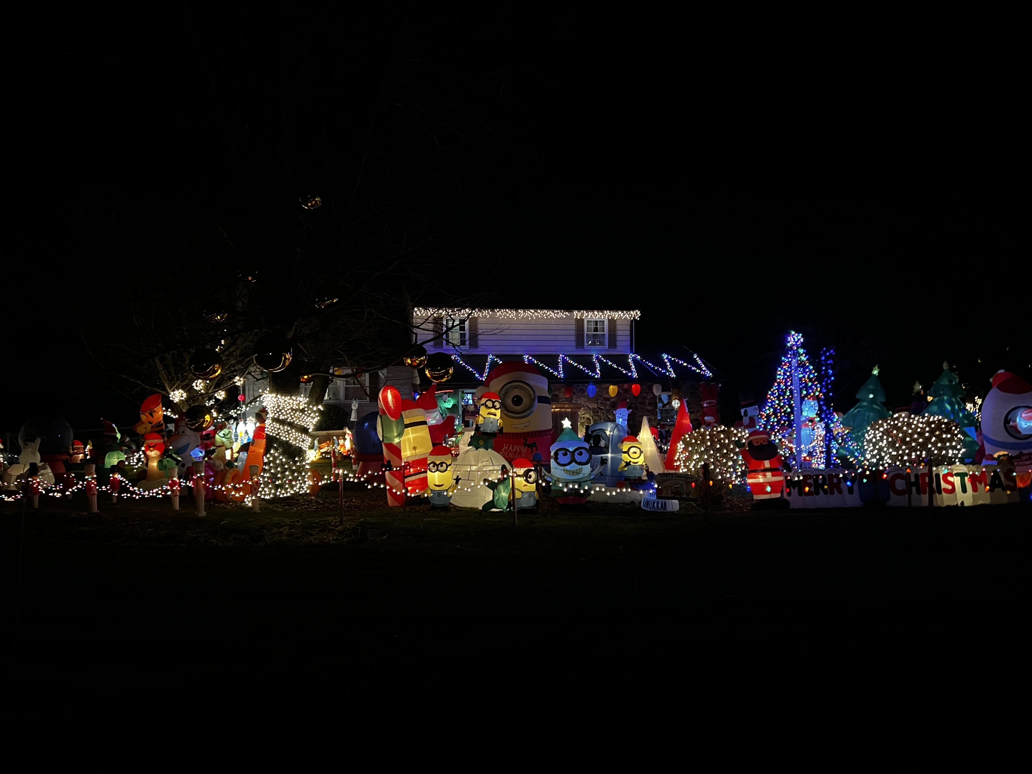 Misfit Meadows Holiday Display, Christmas lights in New Hope, PA (photo 1)