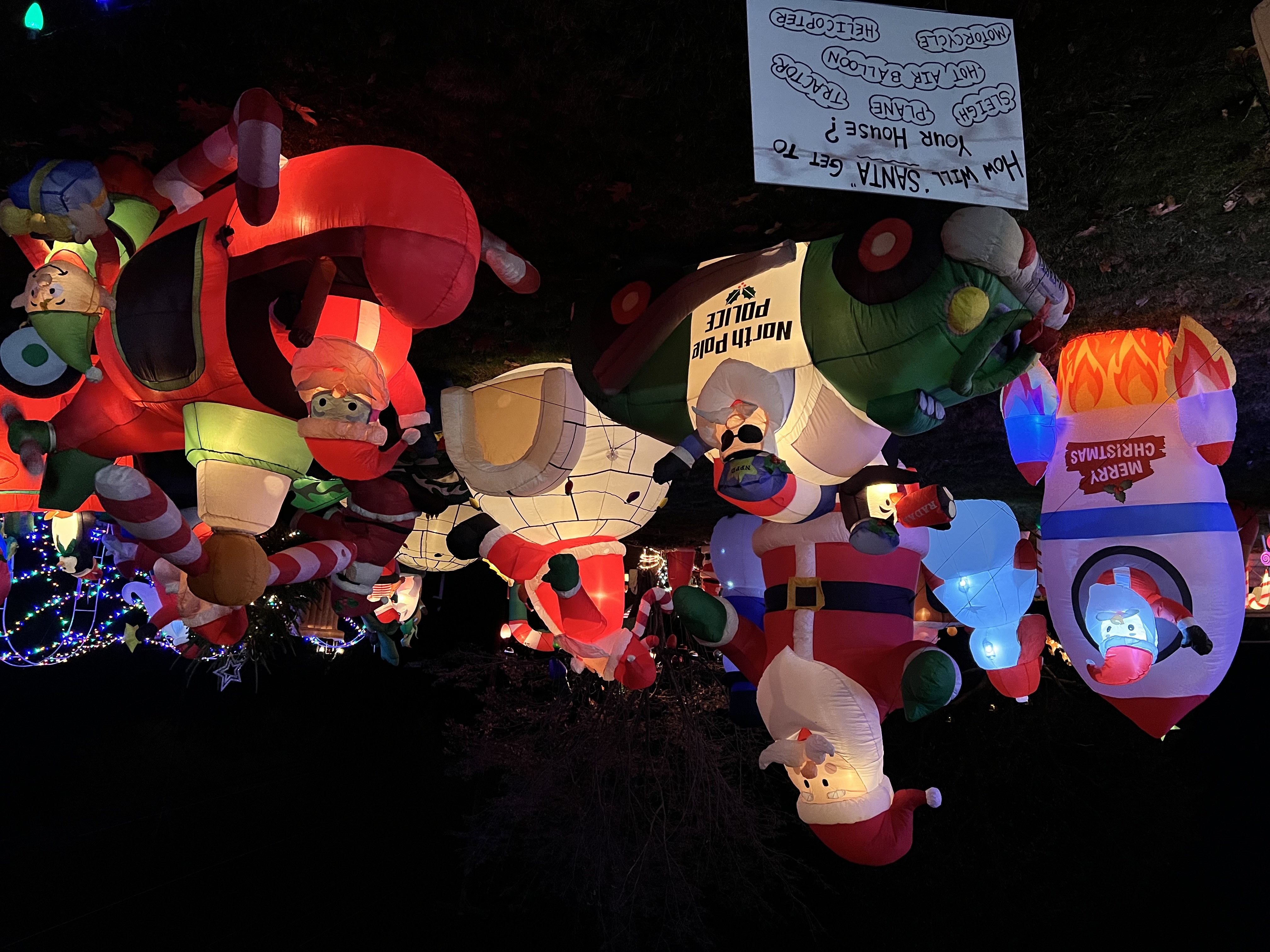 Misfit Meadows Holiday Display, Christmas lights in New Hope, PA (photo 3)