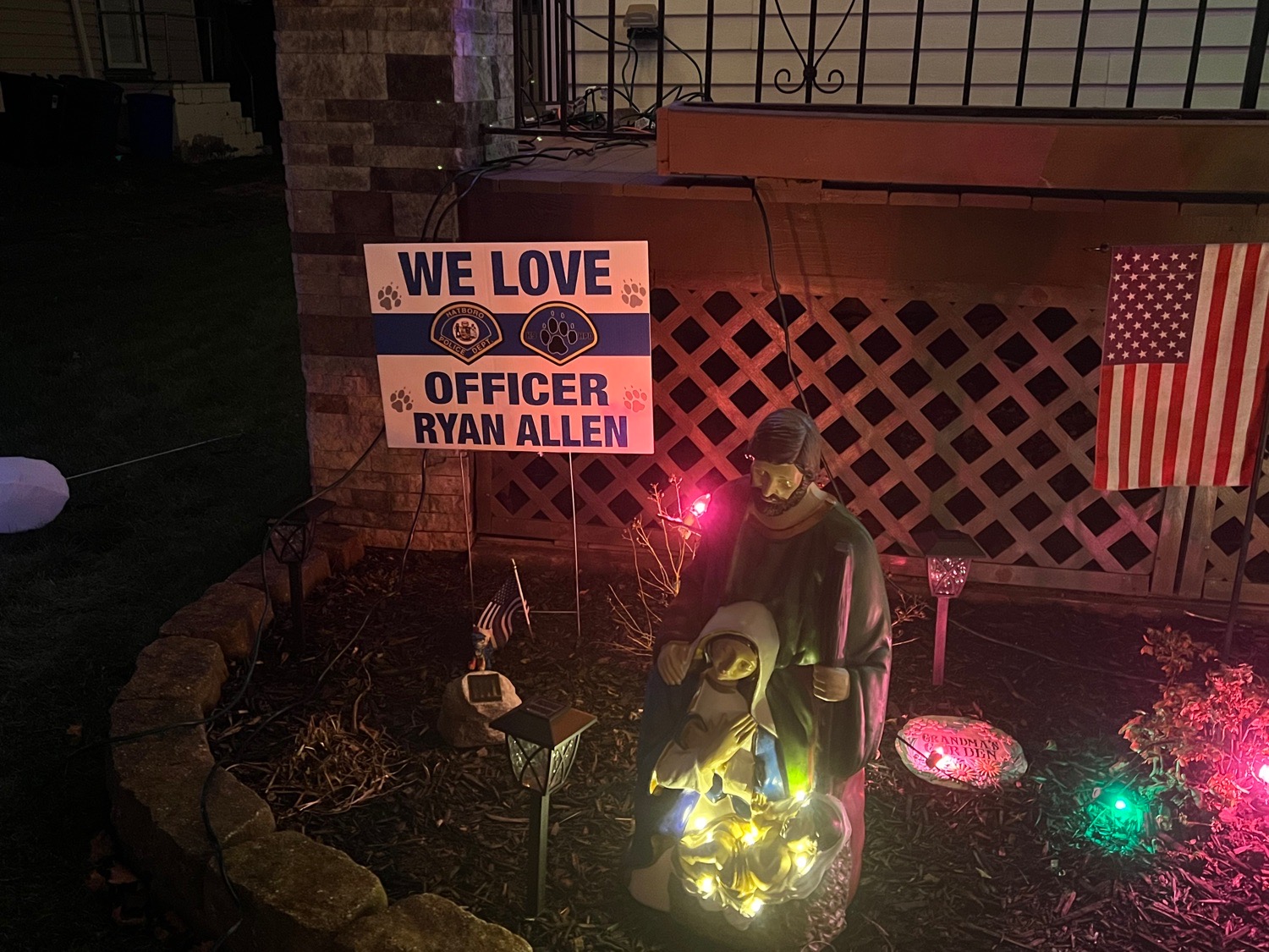 Let”s go Eagles, Christmas lights in Hatboro, PA (photo 2)