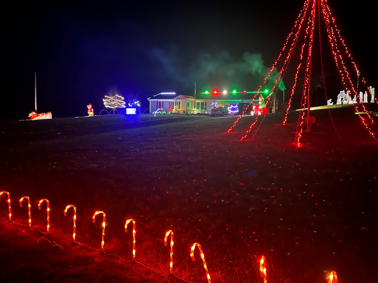 Christmas in the country, Christmas lights in Mount Vernon, OH (photo 2)