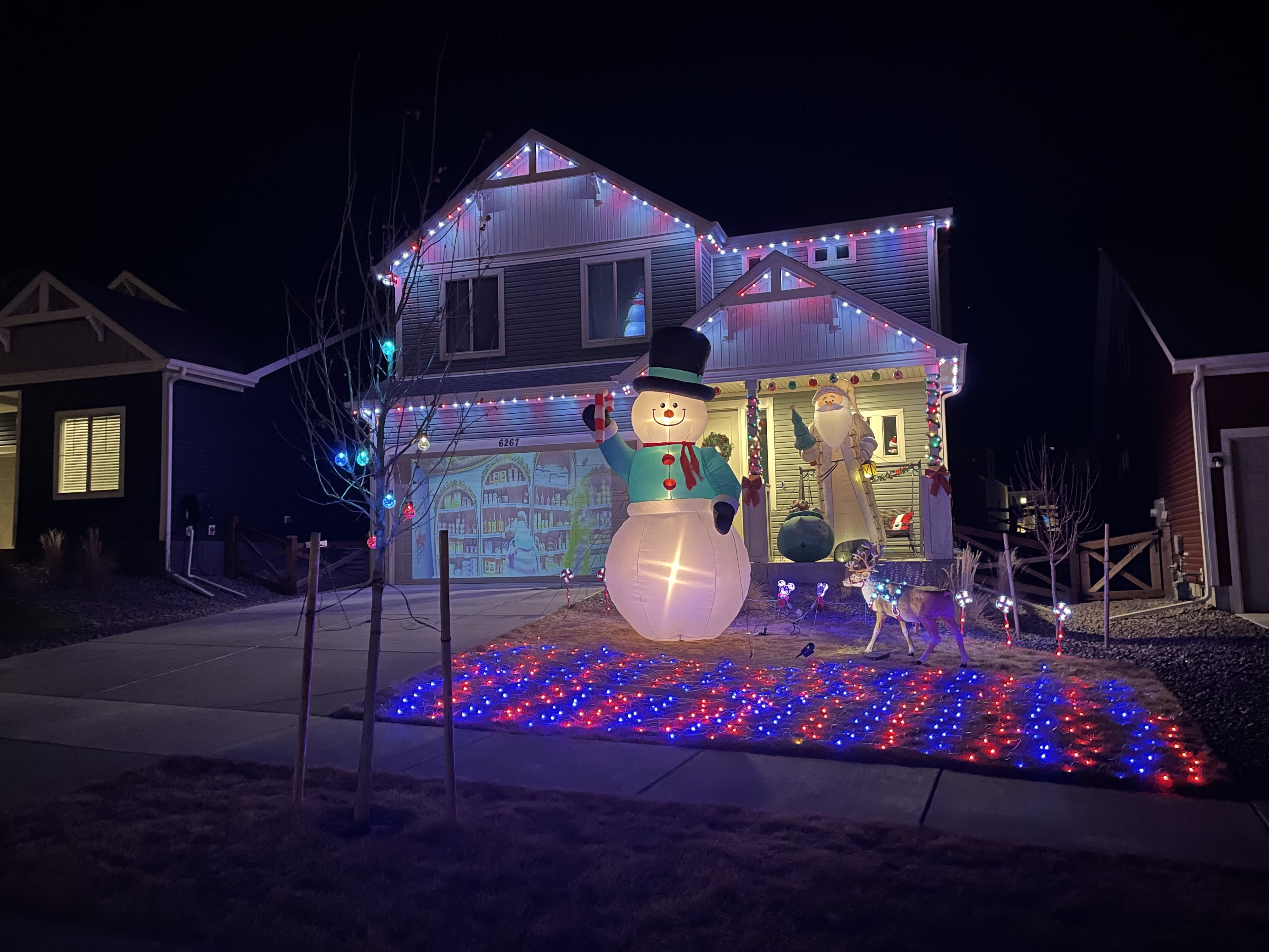 Very Merry Berry House (Christmas and Hanukkah!), Christmas lights in Colorado Springs, CO (photo 1)