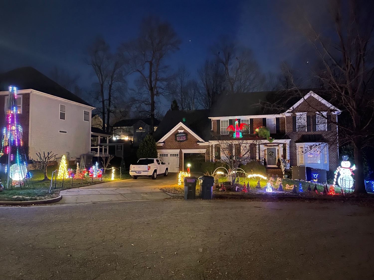 Lights of River Forest, Christmas lights in Raleigh, NC (photo 1)