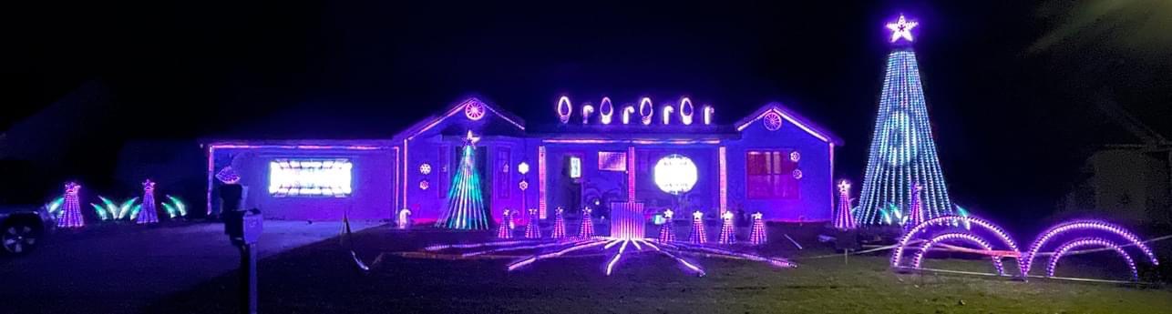 Lights on Providence, Christmas lights in Warner Robins, GA (photo 1)