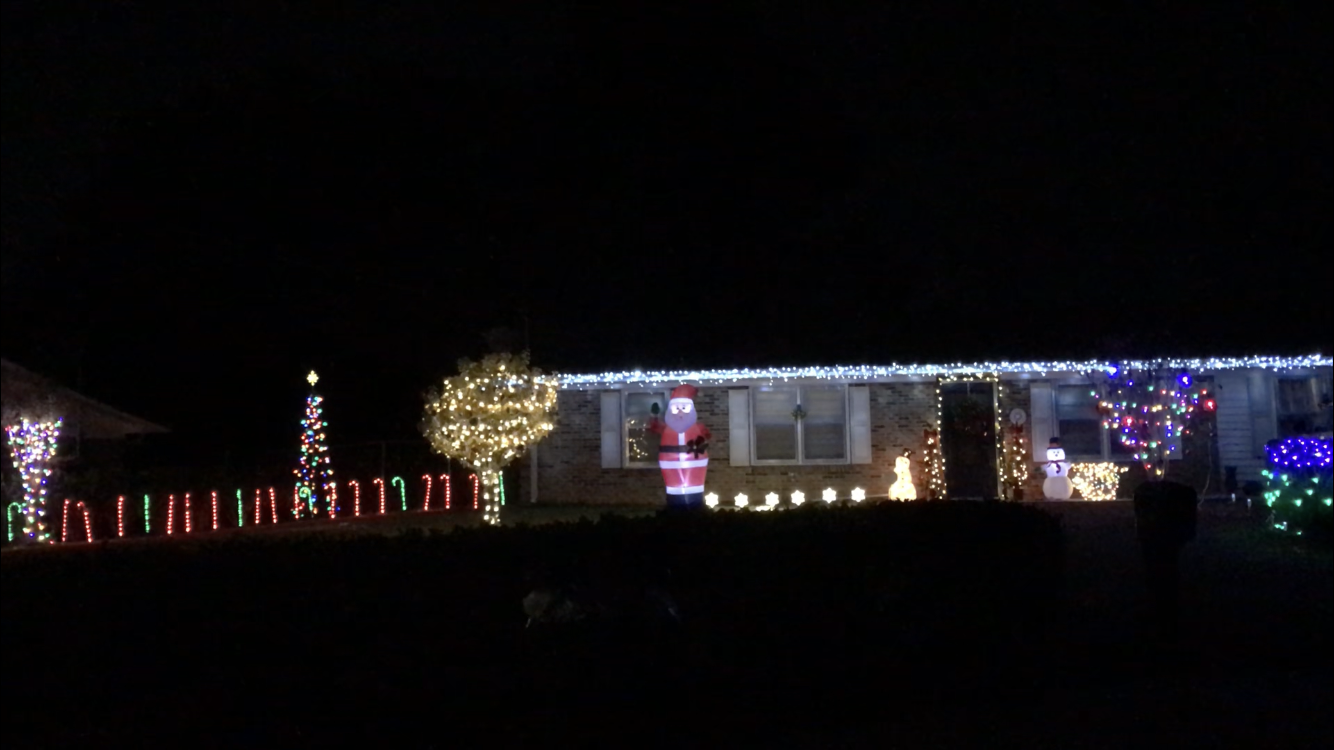 lights in Ivelyn Ct, Christmas lights in Warner Robins, GA (photo 1)