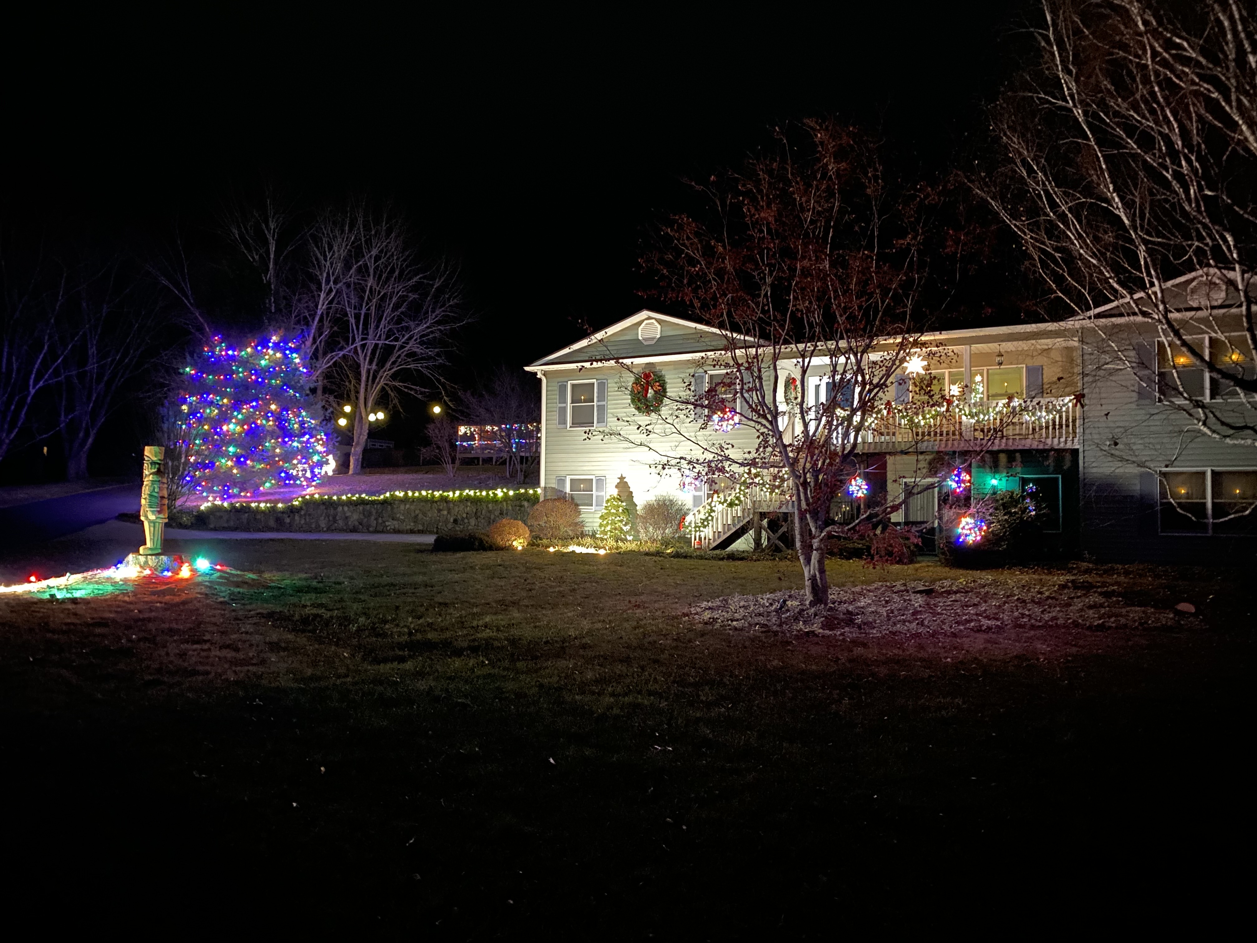 Carved Nutcracker, Christmas lights in Black Mountain, NC (photo 3)