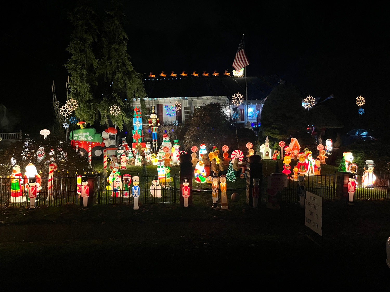 McGuire Christmas house, Christmas lights in Warminster, PA (photo 1)