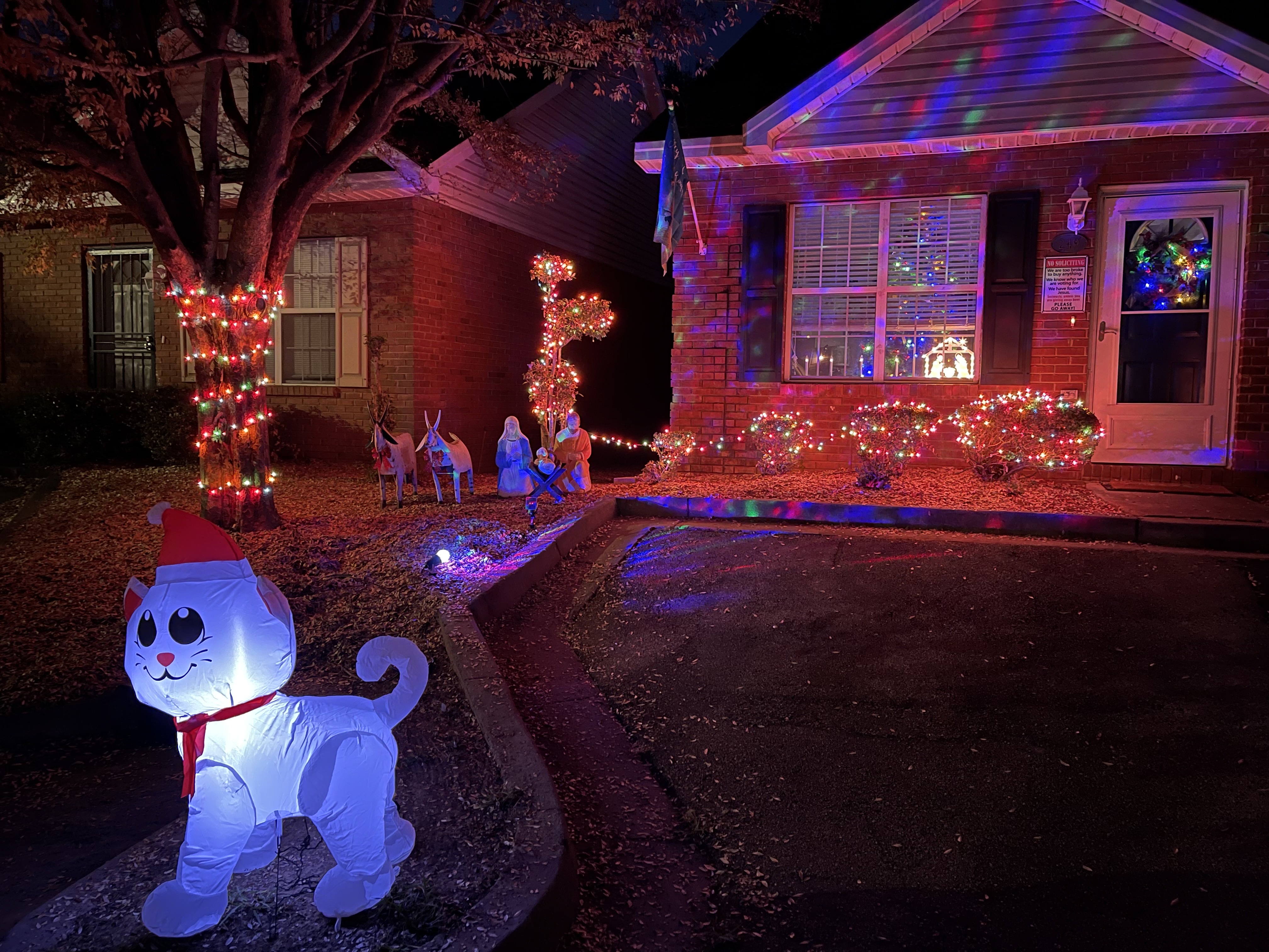The Edwards House, Christmas lights in Warner Robins, GA (photo 1)