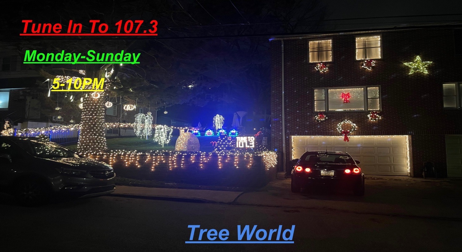 TREE WORLD Christmas lights