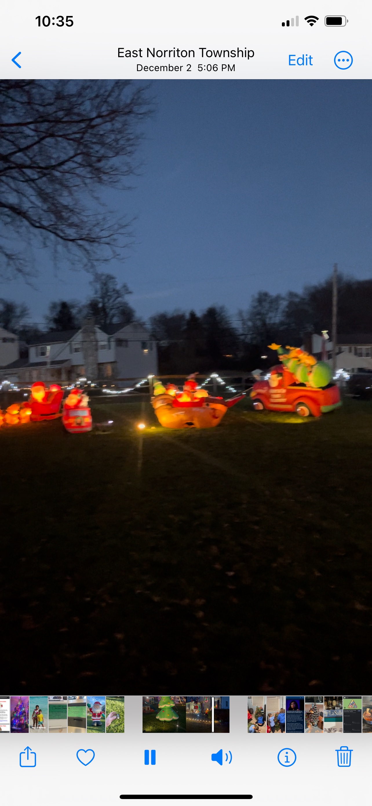 Sheck House, Christmas lights in East Norriton, PA (photo 5)