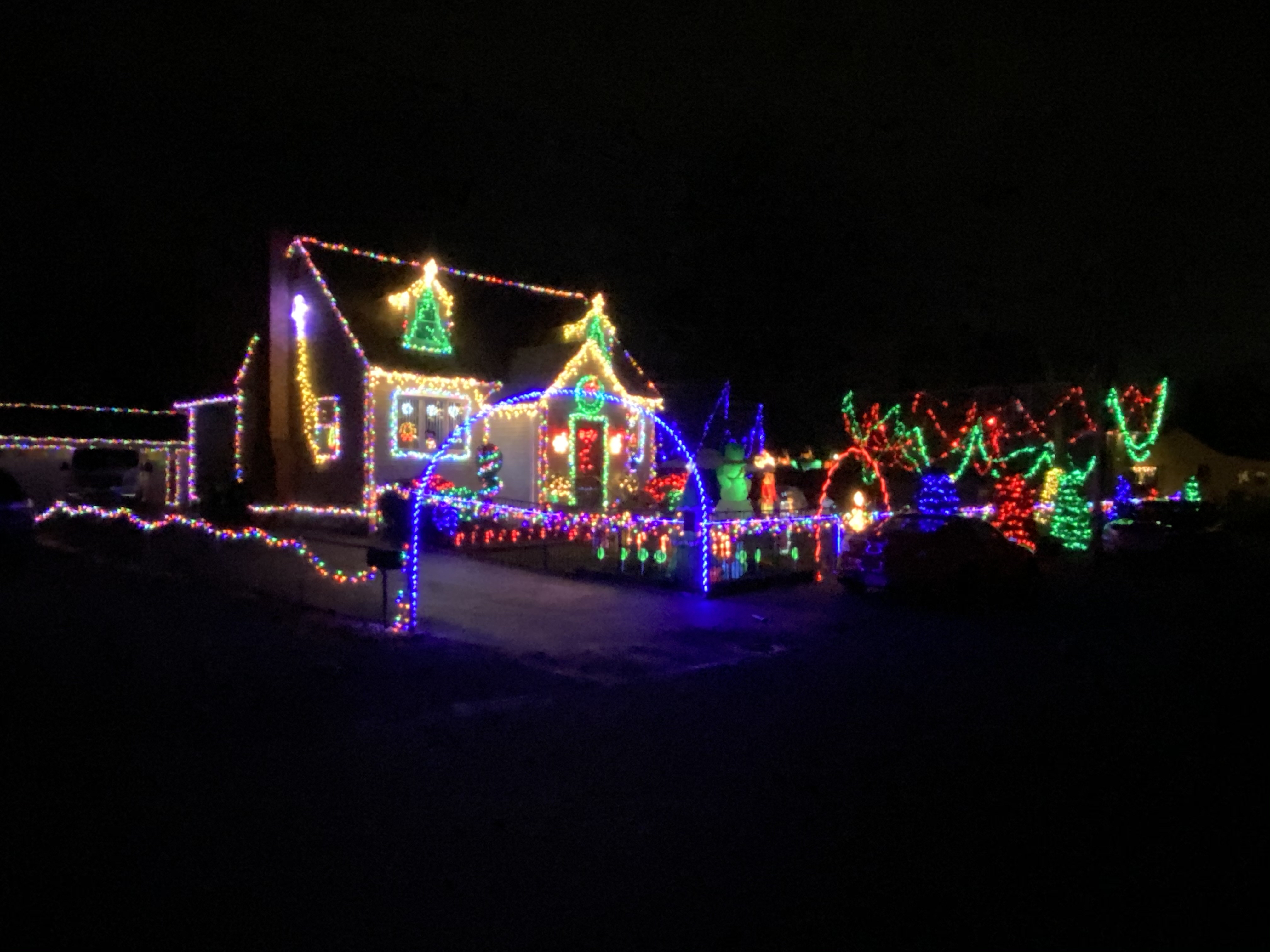 Merry Christmas, Christmas lights in Bensalem, PA (photo 1)