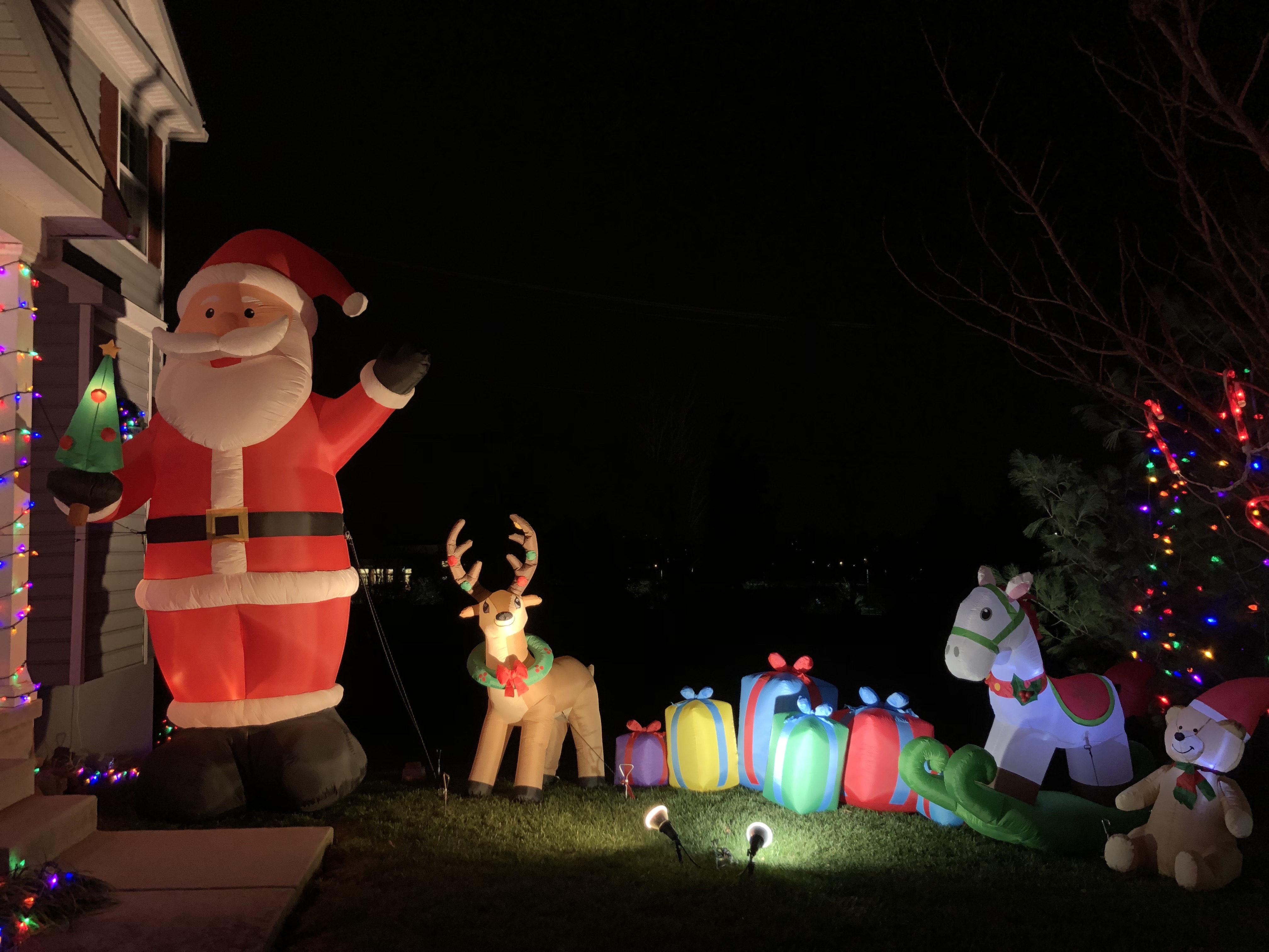 Lots of Cheer in a Little Space, Christmas lights in Royersford, PA (photo 1)
