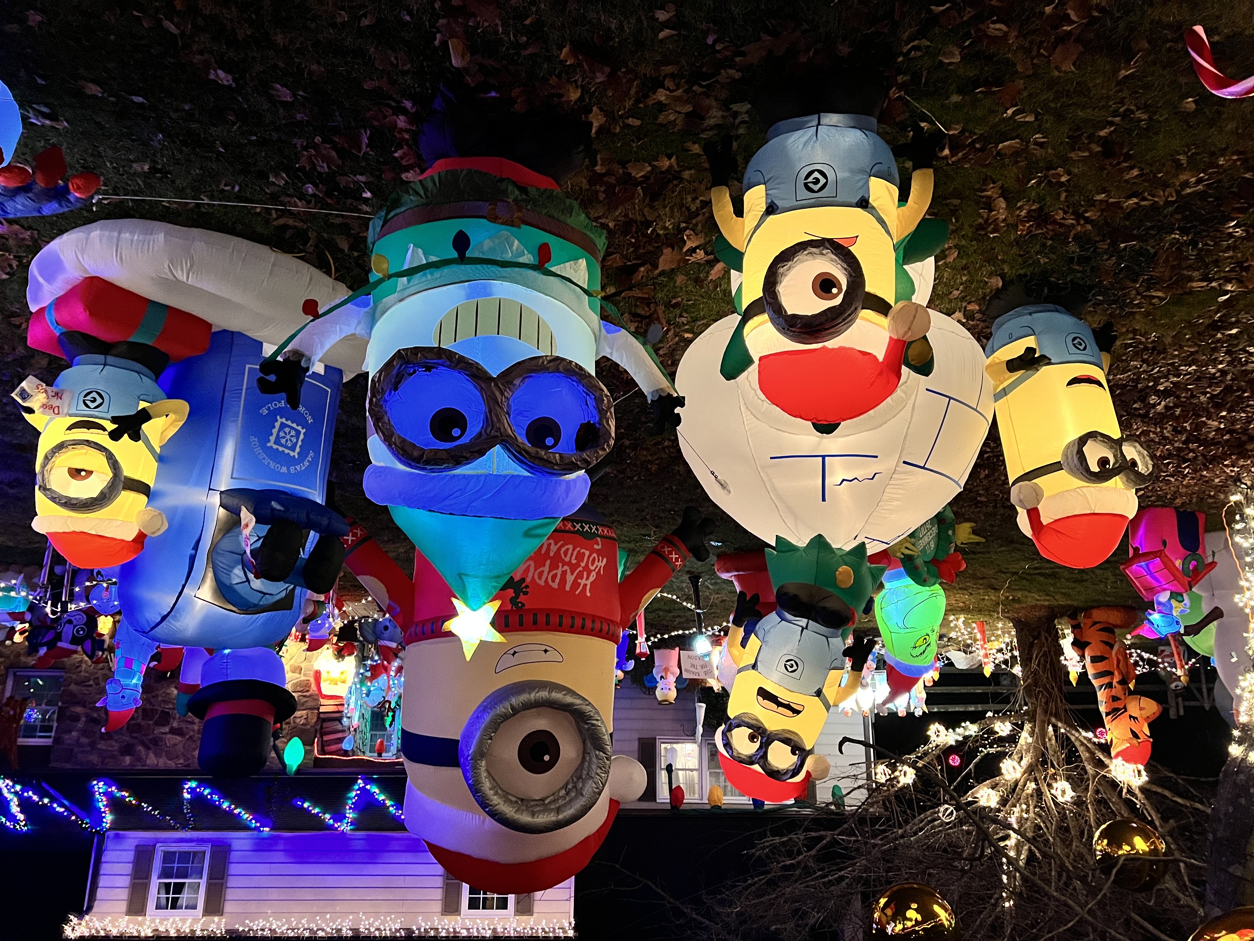 Misfit Meadows Holiday Display, Christmas lights in New Hope, PA (photo 2)