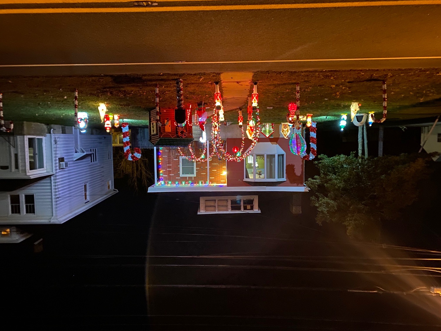 Blowmold House on Pennington, Christmas lights in Waterford Works, NJ (photo 2)
