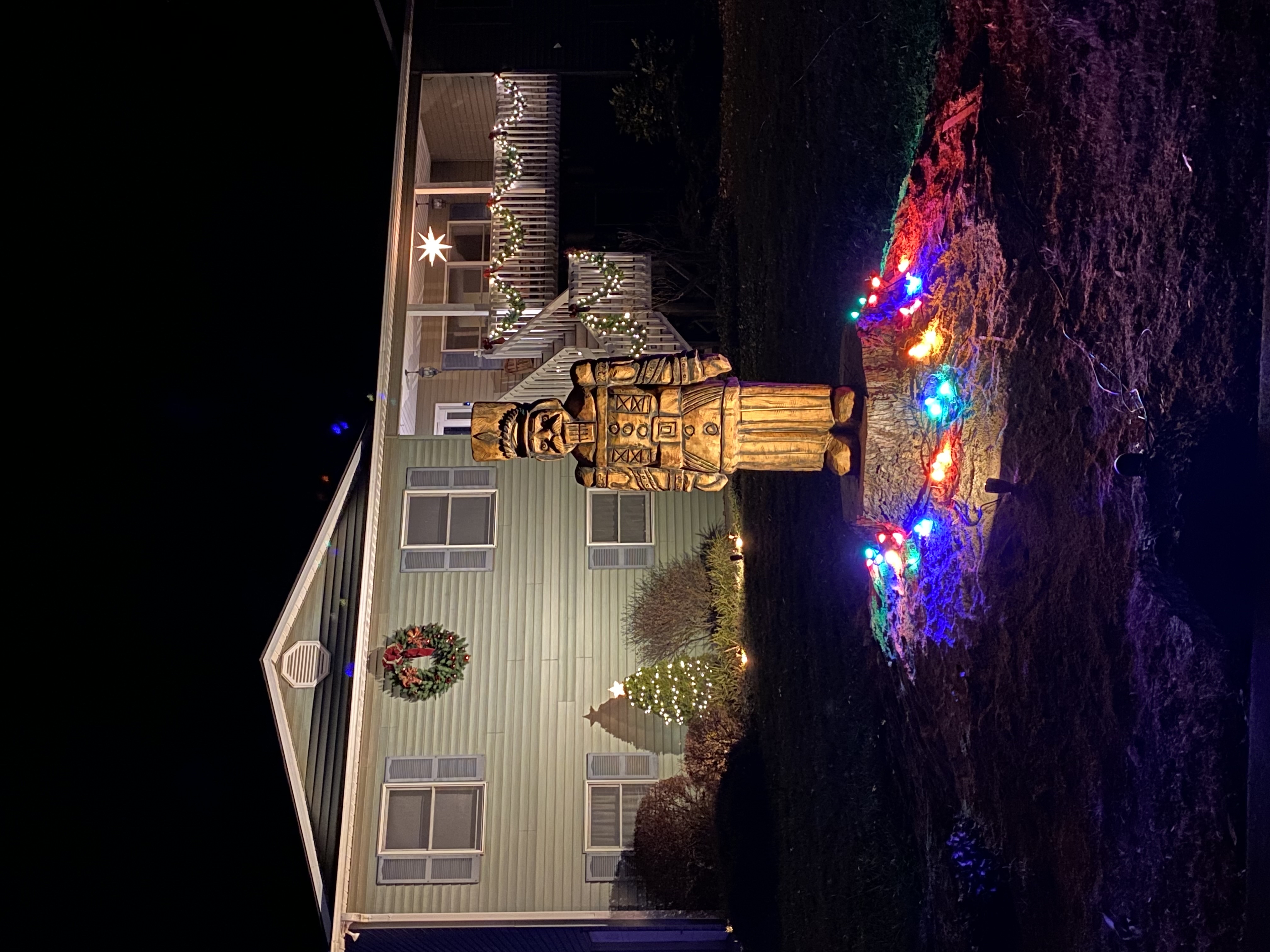 Carved Nutcracker, Christmas lights in Black Mountain, NC (photo 1)