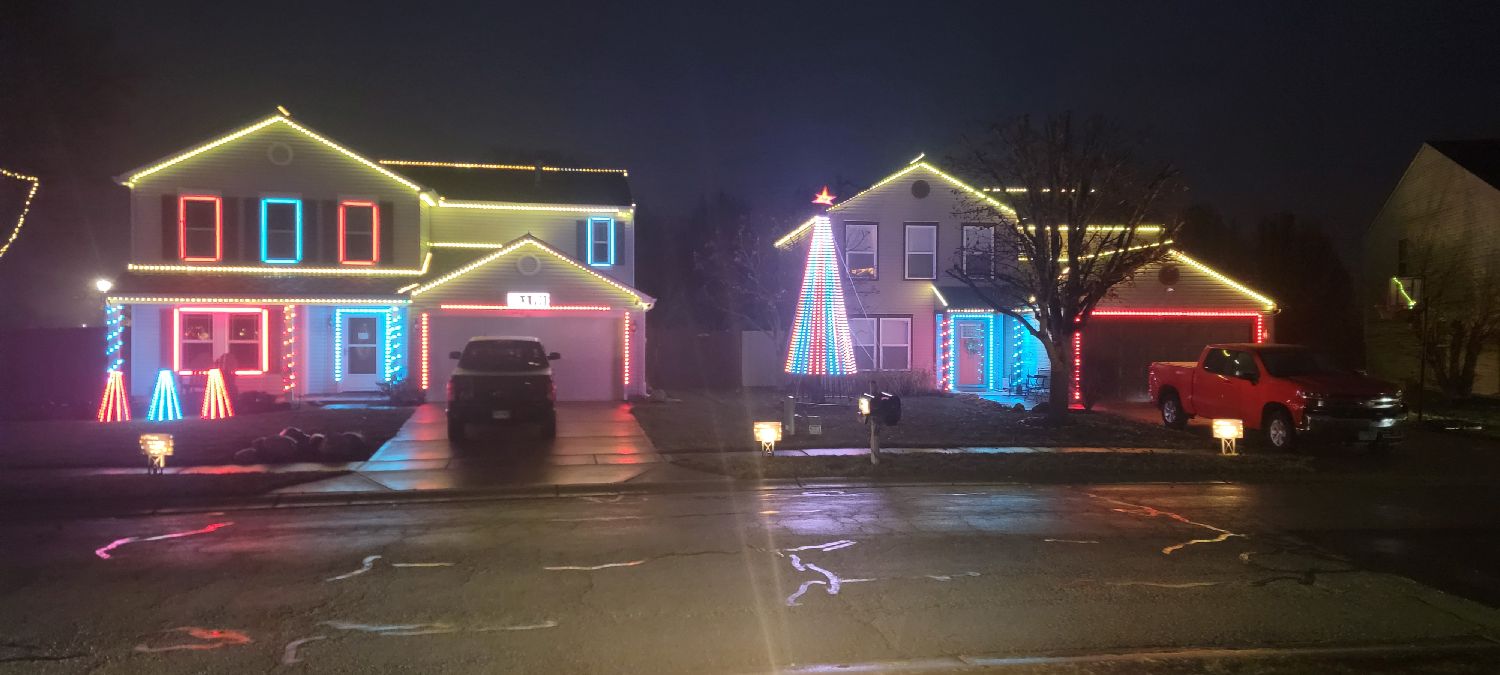 Sutton's Light Show, Christmas lights in Fishers, IN (photo 2)